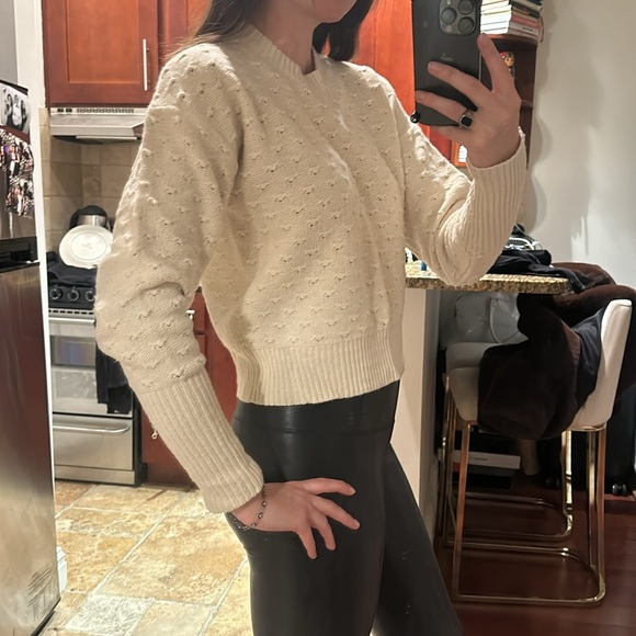 Equipment pointelle sweater size small - Picture 2 of 3